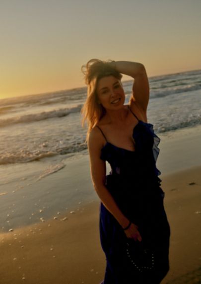 dannii minogue blue dress Dannii Minogue's style CV