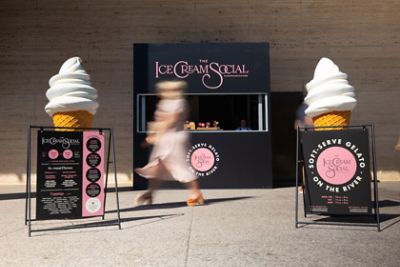 The Ice Cream Social by The Langham, Chicago located on the Chicago River