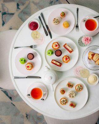 Signture London Classic Afternoon Tea at The Langham with pastries 