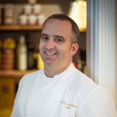 A portrait of Andrew Gravett, Executive Pastry Chef