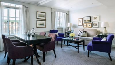 Terrace suite dining room