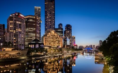 The Langham Melbourne Exterior Night