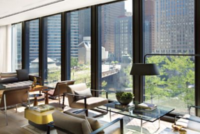 The Langham Chicago luxury hotel Lift Lobby