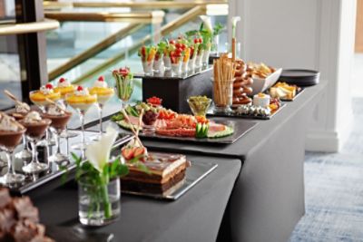 food setup for catering