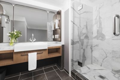 Cordis Auckland junior suite hotel bathroom