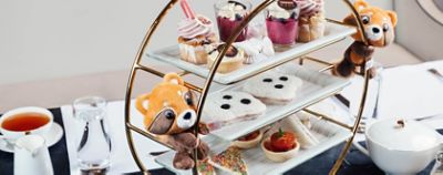 Playful High Tea for Kids, Cody the Red Panda (hotel mascot) is guaranteed to keep children entertained.