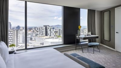 Cordis Auckland executive suite pinnacle tower hotel room