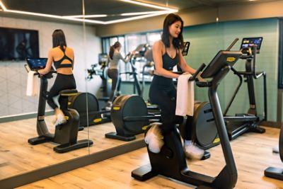 Nail your fitness goals with access to gym equipment - machine weights, cardio-boosting machines, and exercise bikes.
