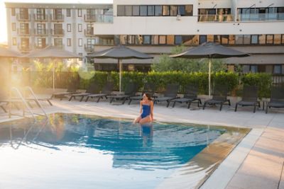 Heated Rooftop Swimming Pool - Always at the perfect temperature for a swim, Health Club Fitness & Wellness