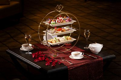 Chandelier Lounge - High Tea, enjoy premium teas by TWG, handcrafted sweets, savouries, fluffy scones and more.