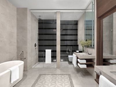 one bedroom suite bathroom