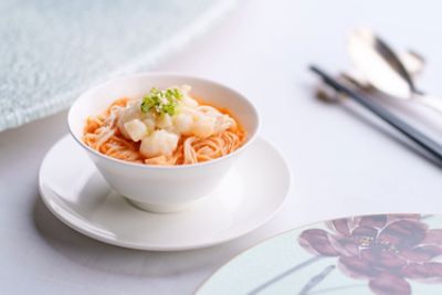 Local Lobster, Shanghai Noodles, Lobster Broth, Braised 