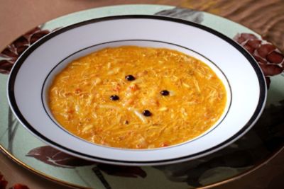 Crab Roe, Crab Meat, Scallop, Shrimp, Superior Rich Broth, Vinegar Pearl, Braised