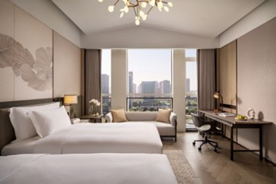 Cordis Kunshan bedroom of deluxe hotel room