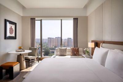 Cordis Xi'an bedroom of deluxe hotel room