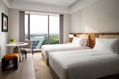 Cordis Xi'an bedroom of deluxe hotel room