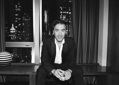 Fernando Garcia siting in front of video