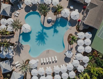 The Royce Pool Aerial View