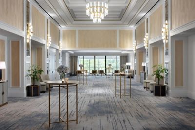 Promenade -  links to ballrooms, scenic floor-to-ceiling views. Can be divided into two distinct areas to suit your event.