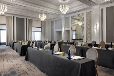 Wilson Ballroom - Corporate Event Venue - largest ballroom features natural light and elegant décor.