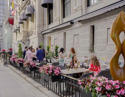 The Rose Garden Terrace at The Fed