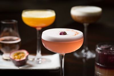 three delicious cocktails