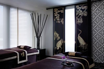 The Chuan Spa couples treatment room at The Langham, Chicago