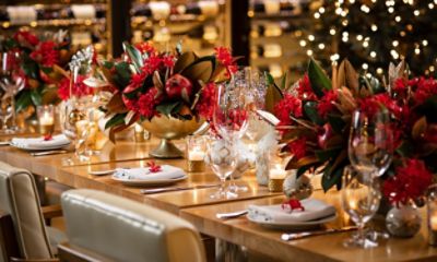 Christmas champagne brunch at Travelle at The Langham, Chicago