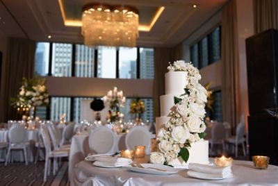 wedding reception at the langham chicago photo by NAKAI