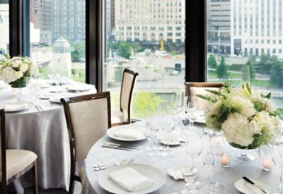 Wedding venue with iconic Chicago view at The Langham Chicago