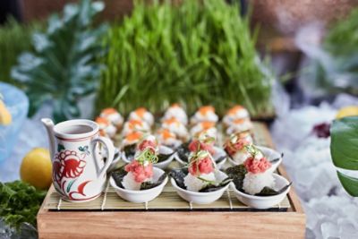 Signature Dish - Fresh sushi and sashimi 