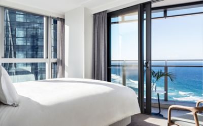 The Langham Gold Coast Jewel Residences One Bedroom Ocean Residence Living Room