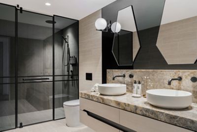 The Langham Gold Coast Jewel Residences Two Bedroom Ocean Residence Bathroom