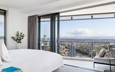 The Langham Gold Coast Jewel Residences Two Bedroom Skyline Ocean Residence Bedroom