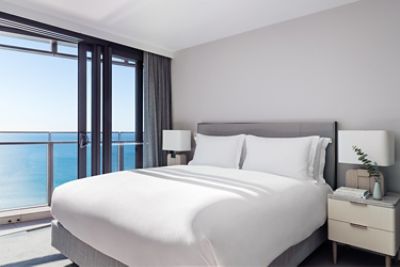 The Langham Gold Coast Jewel Residences Two Bedroom Skyline Ocean Residence Bedroom