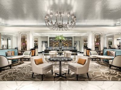 Palm Court features a fresh and elegant space, restyled after its namesake at The Langham, London.
