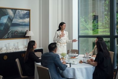 The Langham, Jakarta's classically extravagant meeting room helps you excel in meetings, and corporate conferences.