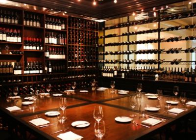 The Royce wood-fired steakhouse offers an intimate destination for pre-and post-dinner drinks at the Red Wine room.