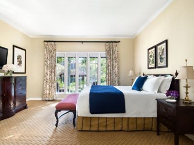 Set near the Japanese Garden, The Langham Huntington, Pasadena Wisteria Cottage Suite offers gorgeous living spaces and a patio.