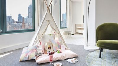 Exclusive Hotel Deals & Offers - Langham Kid's Glamping Package - special hide away day tent, day activity.