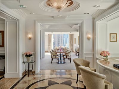 The Langham Club Seating area 