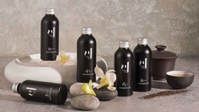 Signature Products - Drawing on the five elements, our range of massage oils will leave you feeling relaxed and rejuvenated.